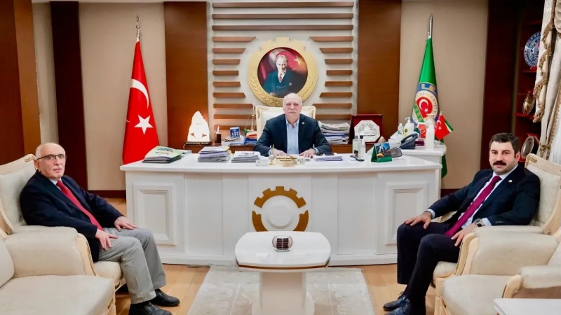 TBMM İdare Amiri Eyyüpoğlu 'ndan TZOB Genel Başkanı Bayraktar'a önemli ziyaret