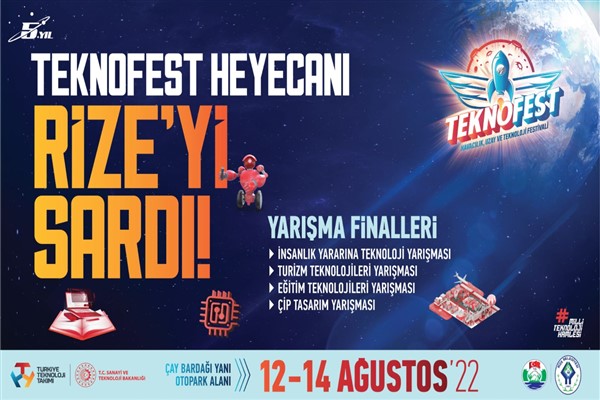 TEKNOFEST rüzgarı Rize’de