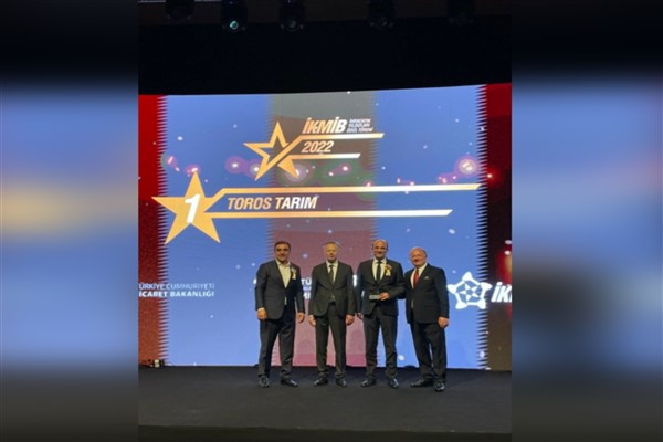 Toros Tarım, 6 kez üst üste ihracat şampiyonu oldu