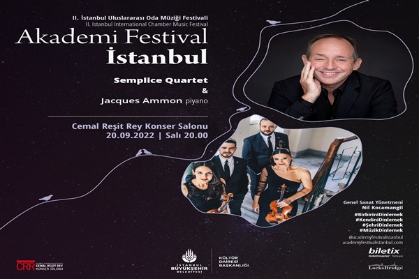 Türk Yıldızlar, usta piyanist Jacques Ammon ile CRR’de konser verecek
