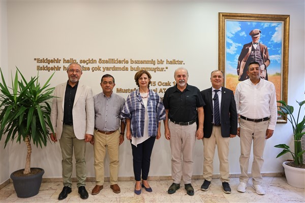 Türkiye Ormancılar Derneği Genel Başkanı Özkara, Başkan Ünlüce'yi ziyaret etti