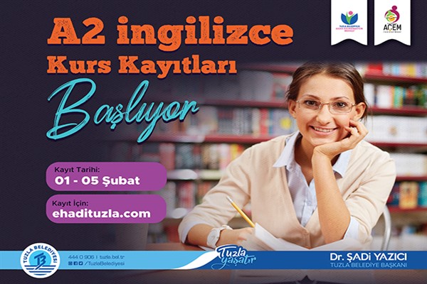 Tuzla Belediyesi’nden ücretsiz İngilizce kursu