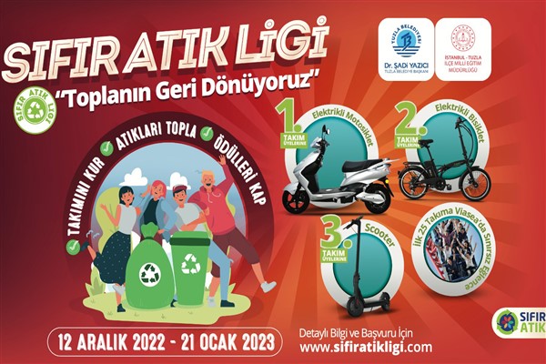 Tuzla Belediyesi'nin Sıfır Atık Ligi başlıyor