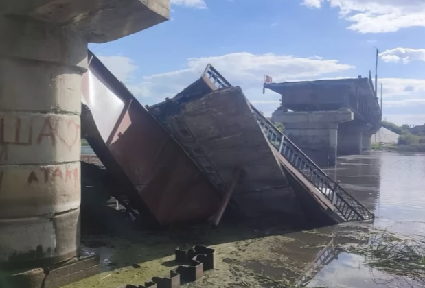 Ukrayna Rusya'nın Seym Nehri üzerindeki üç köprüyü yıktı