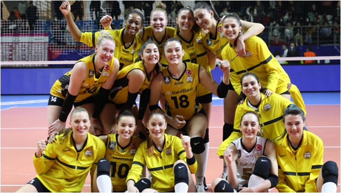 VakıfBank, Galatasaray HDI Sigorta deplasmanında set vermedi