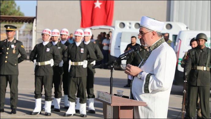 Vali Ayhan, Şehidimizin Uğurlama Törenine Katıldı-(VİDEO)