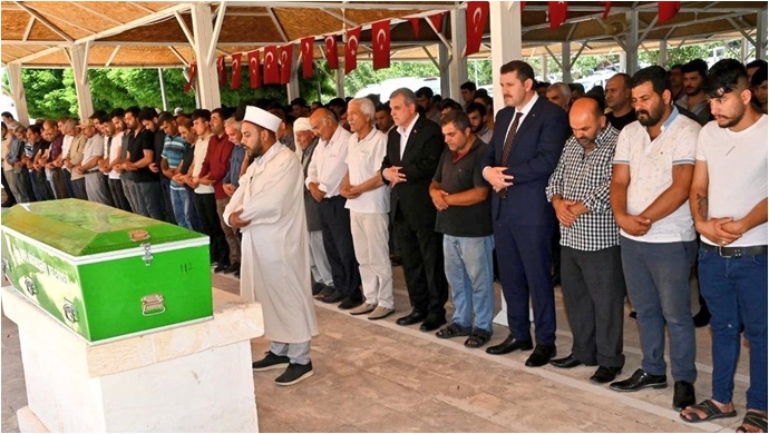 Vali Ayhan Urfalı Milli Tekvandocunun cenaze törenine katıldı