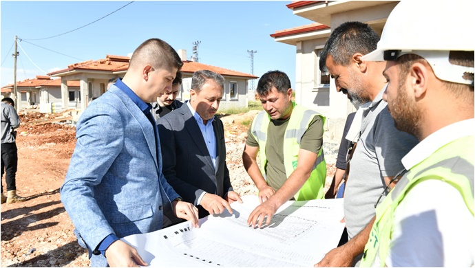 Vali Hasan Şıldak, Halfeti’de İncelemede Bulundu