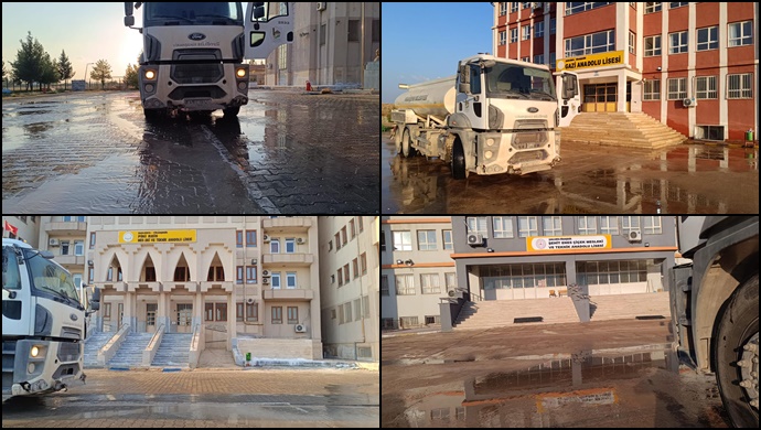 Viranşehir Belediyesi’nden Okullarda Temizlik Seferberliği