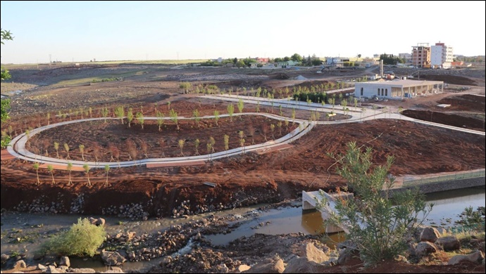 Viranşehir Millet Bahçesi'nde çalışmalar hızlandı
