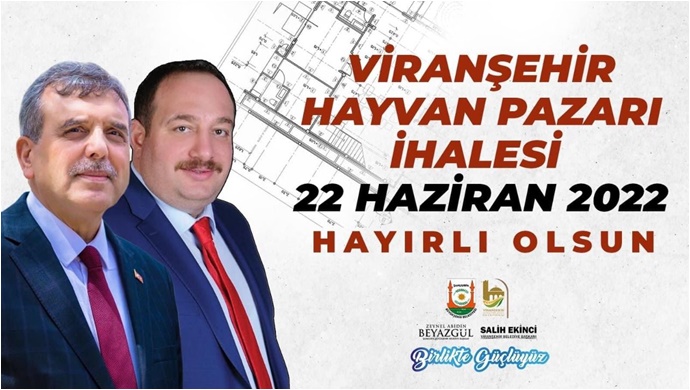 Viranşehir'e Modern Hayvan Pazarı Kazandırılıyor