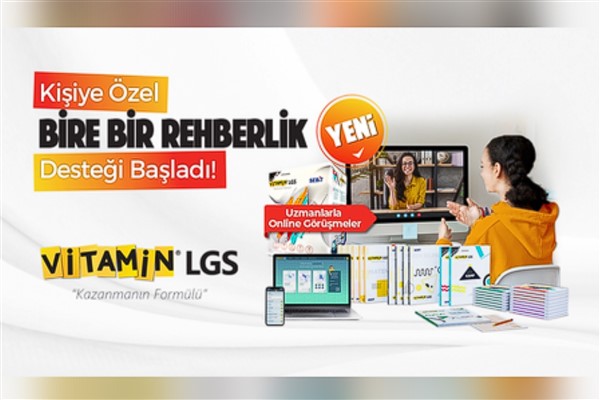 Vitamin LGS’den sınava hazırlık sürecinde birebir rehberlik desteği 