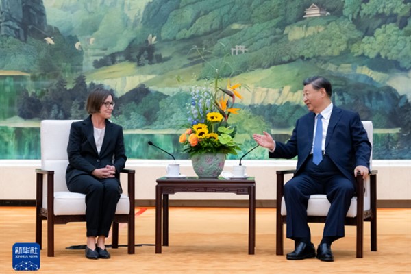 Xi Jinping ICRC Başkanı Mirjana Spoljaric Egger'le görüştü