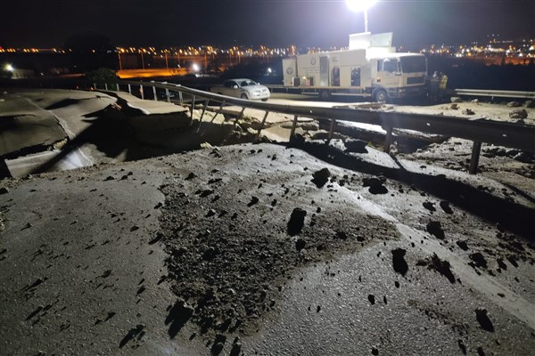 Yoğun yağışla Çamlıdere Barajı 1 No.lu isale hattı zarar gördü