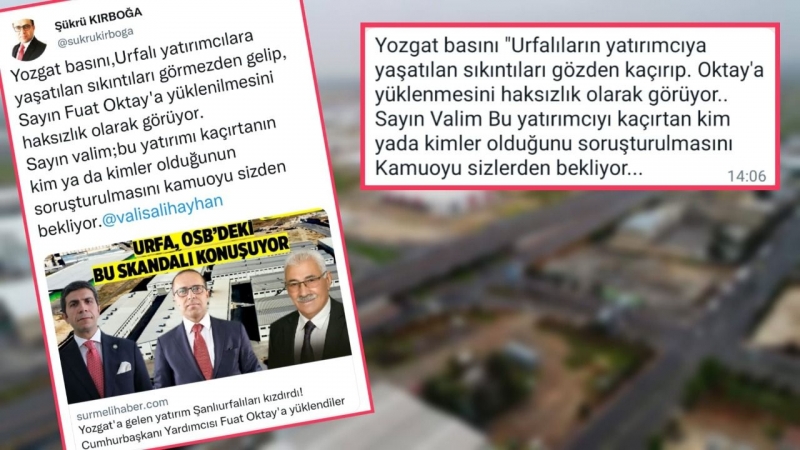 Yozgat medyası: 72 milyon Euroluk fabrikayı Fuat Oktay taşıdı