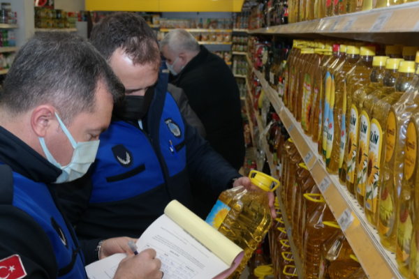 Zabıtadan ‘yağ’ denetimi